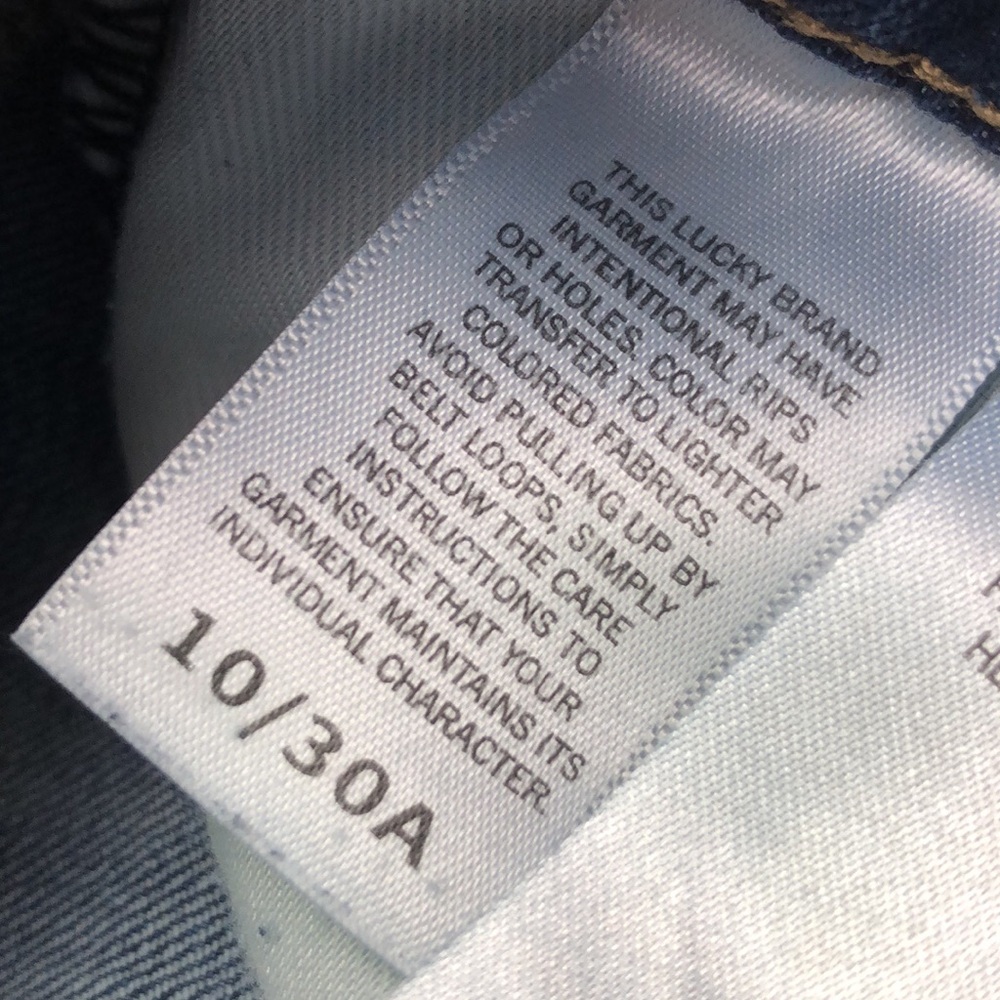 LUCKY BRAND AVA MID-RISE SKINNY JEANS 10/30x26 🍀 - Picture 10 of 15